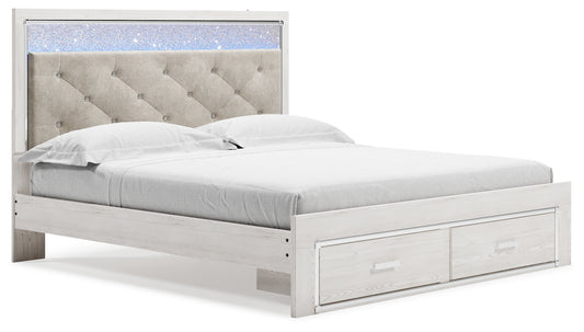 Altyra King Panel Platform Bed