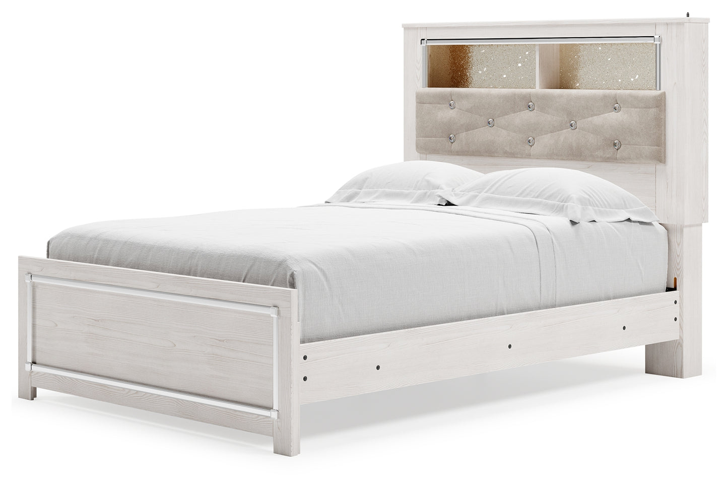 Altyra Full Panel Bookcase Bed