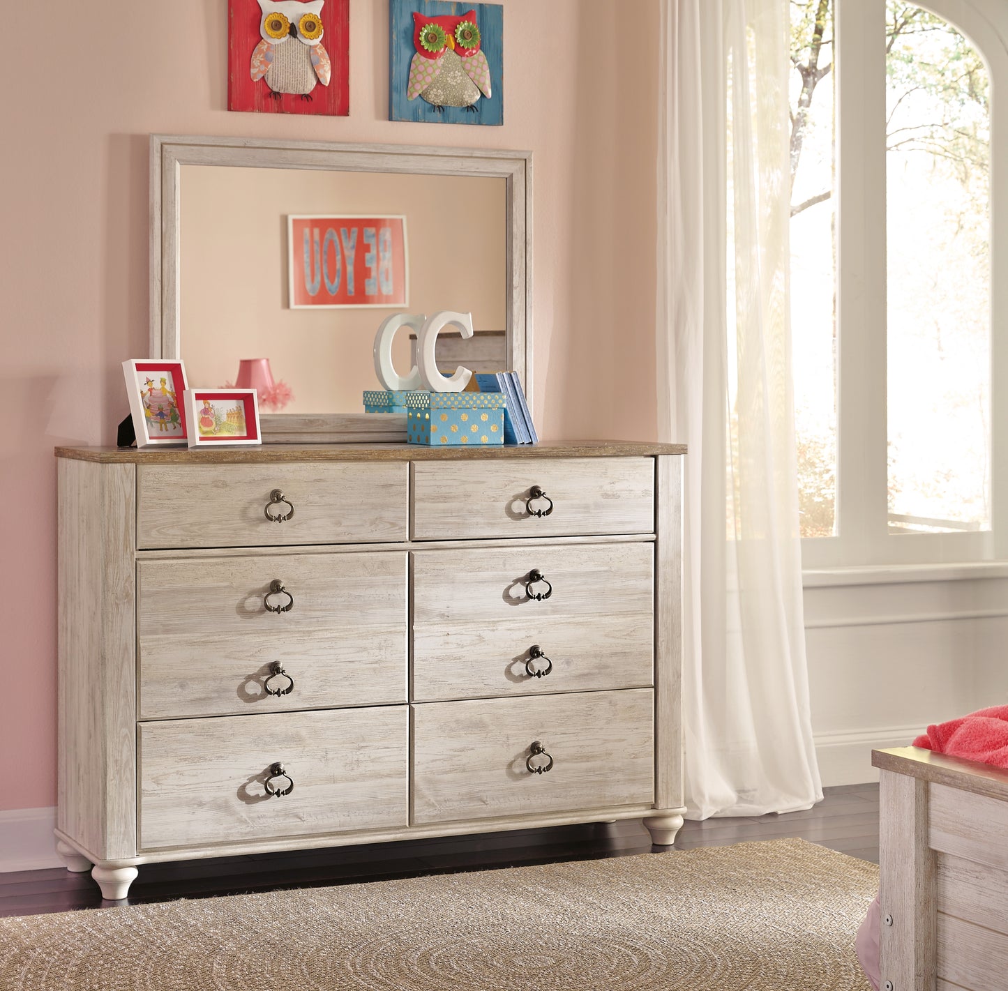 Willowton Dresser and Mirror