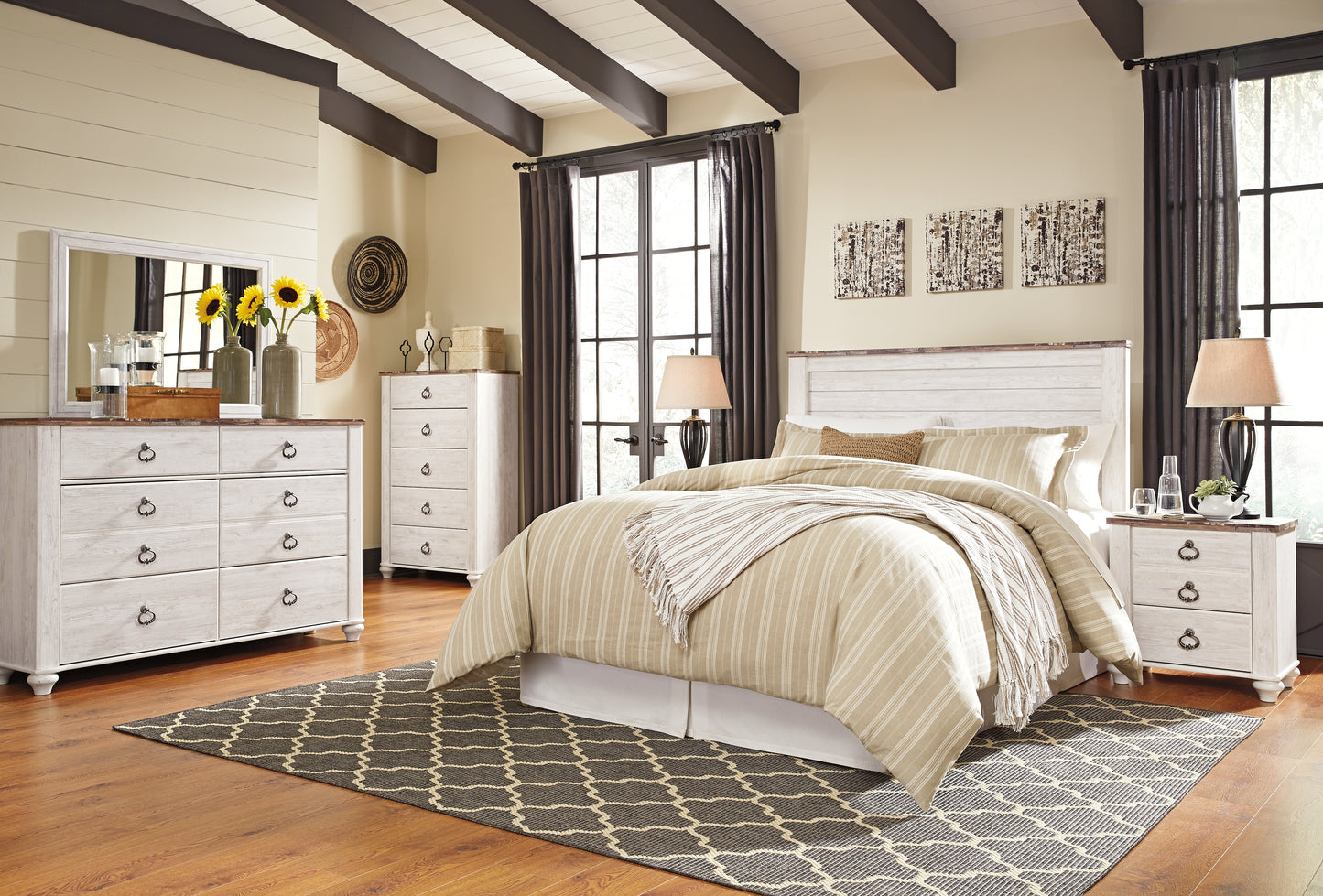 Willowton Queen Panel Headboard