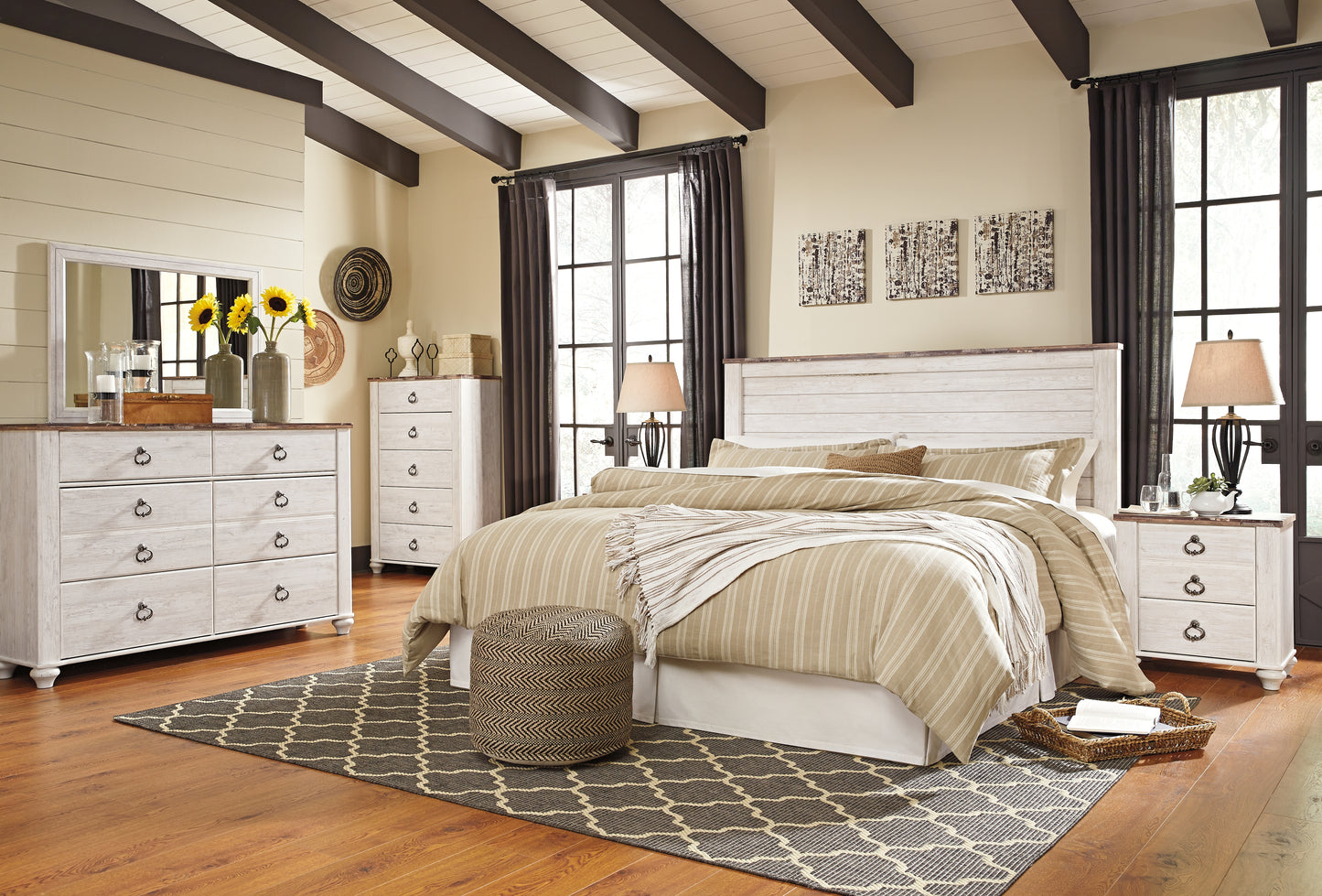 Willowton King/California King Panel Headboard