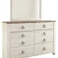 Willowton Dresser and Mirror