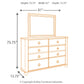 Willowton Dresser and Mirror