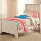 Willowton Twin Panel Bed