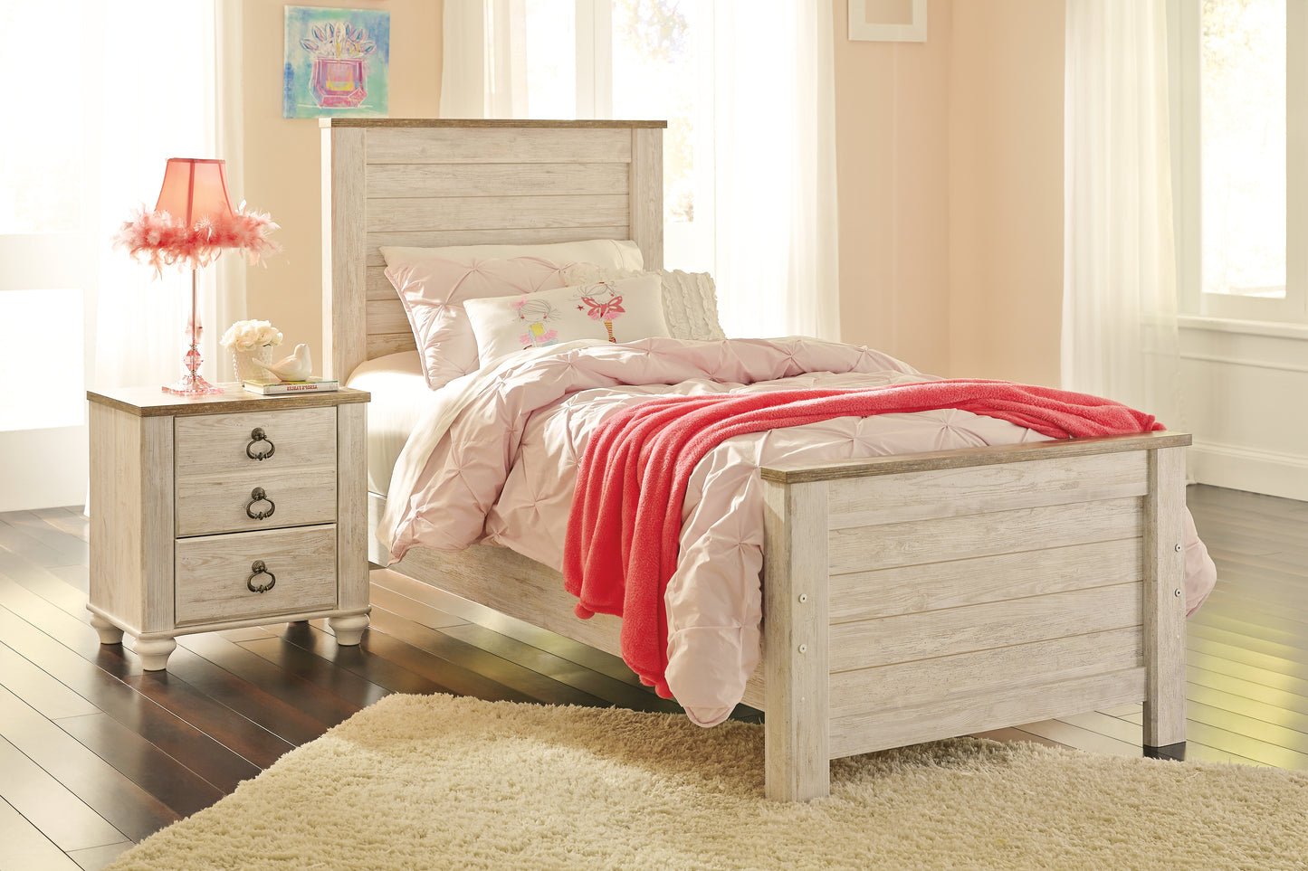 Willowton Twin Panel Bed