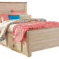 Willowton Full Panel Bed with 2 Storage Drawers