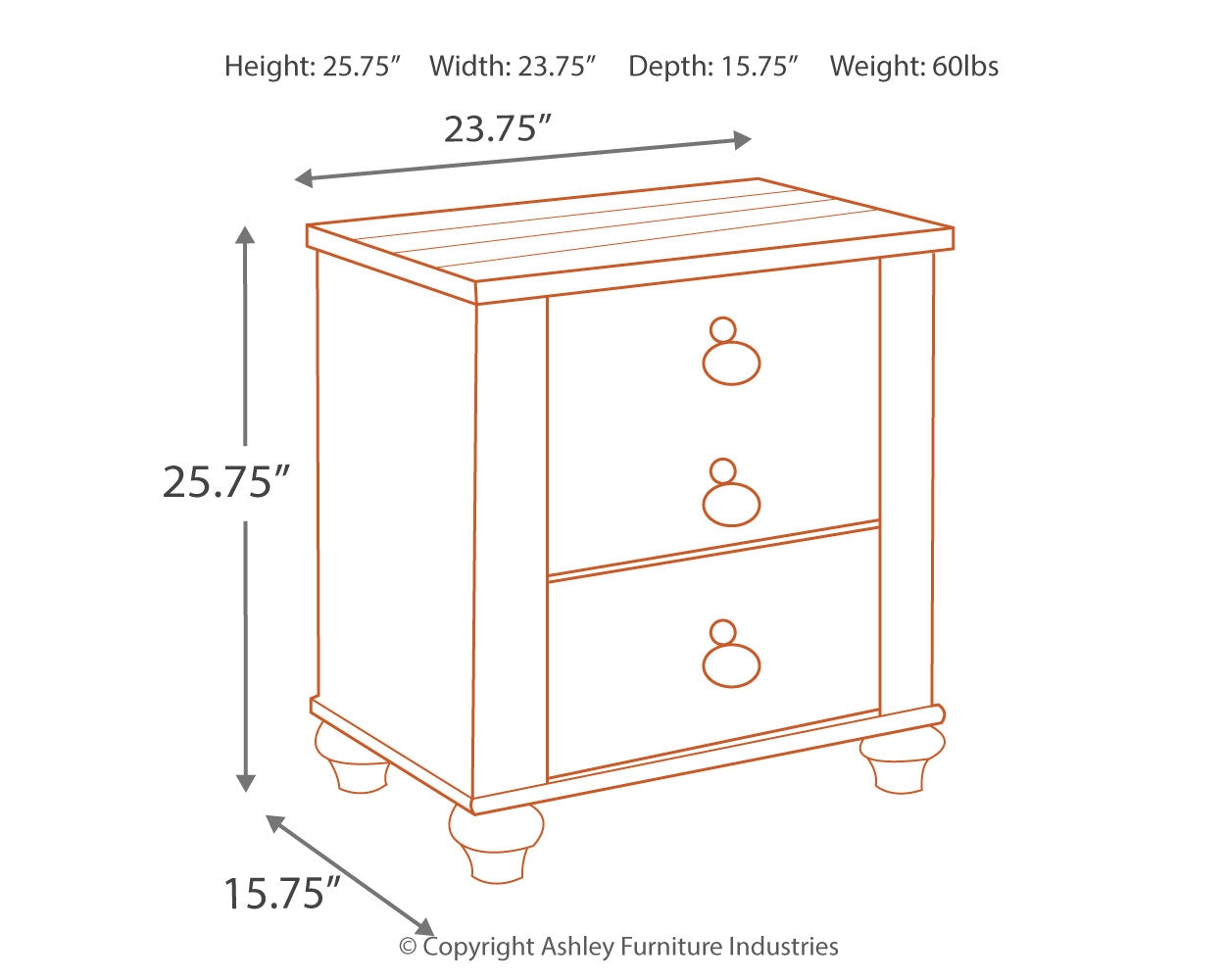 Willowton Nightstand