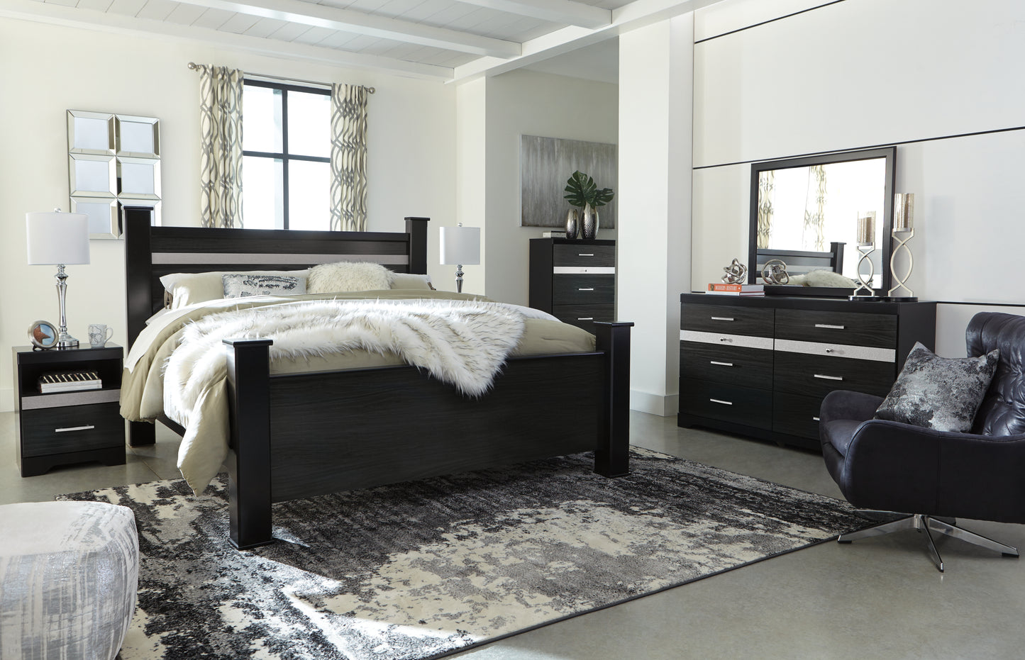 Starberry King Poster Bed