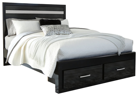 Starberry Queen Panel Bed with 2 Storage Drawers