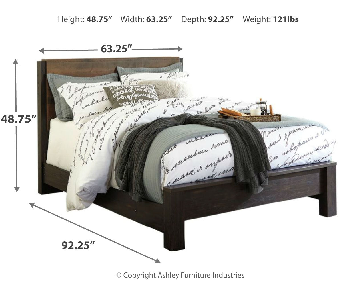 Windlore King Panel Bed
