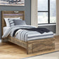 Rusthaven Twin Panel Bed with 1 Storage Drawer