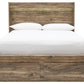 Rusthaven Queen Panel Bed with 2 Storage Drawers