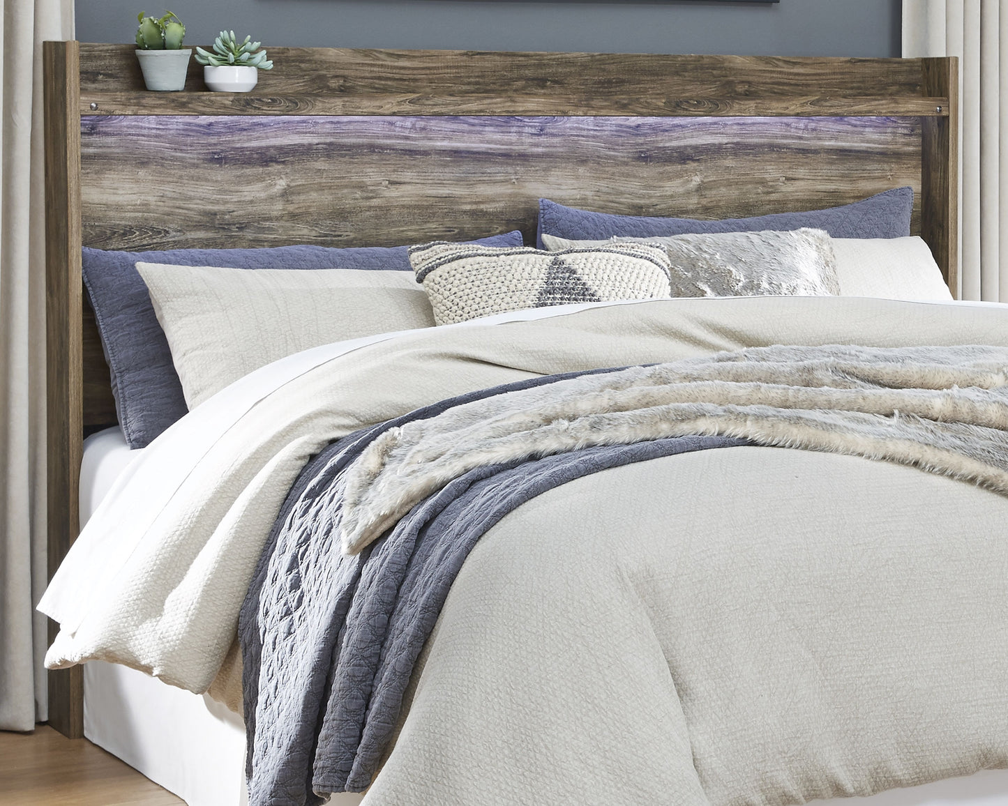 Rusthaven King Panel Headboard