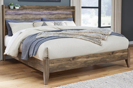 Rusthaven King Panel Bed