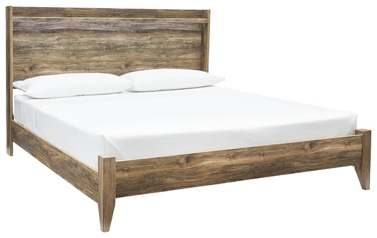 Rusthaven King Panel Bed
