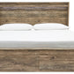 Rusthaven King Panel Bed with 2 Storage Drawers