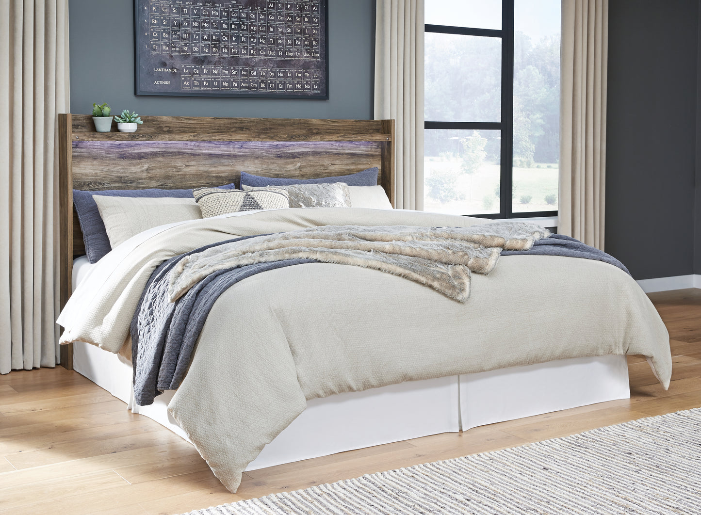 Rusthaven King Panel Headboard