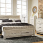 Bellaby King Platform Bed with 2 Storage Drawers