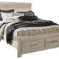 Bellaby Queen Platform Bed with 2 Storage Drawers