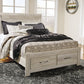 Bellaby Queen Platform Bed with 2 Storage Drawers