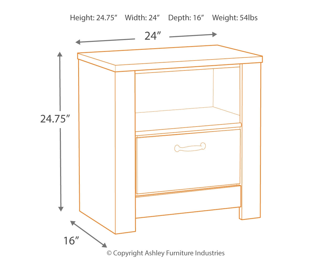 Bellaby Nightstand
