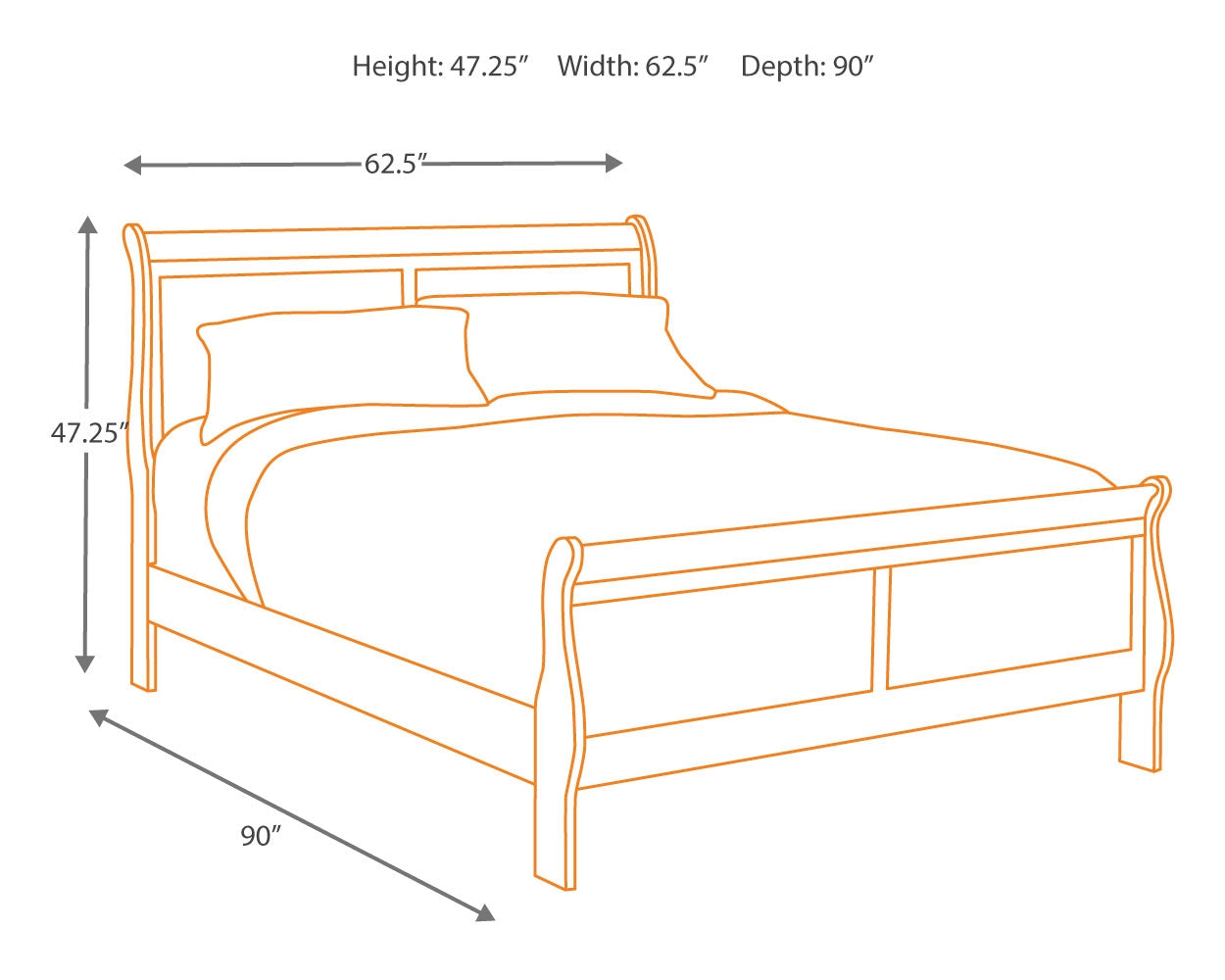 Alisdair Queen Sleigh Bed