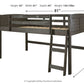 Caitbrook Twin Loft Bed Frame