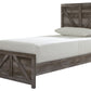 Wynnlow Twin Crossbuck Panel Bed