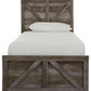 Wynnlow Twin Crossbuck Panel Bed