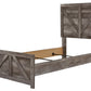 Wynnlow Twin Crossbuck Panel Bed