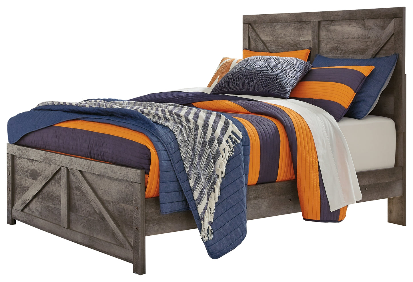 Wynnlow Full Crossbuck Panel Bed