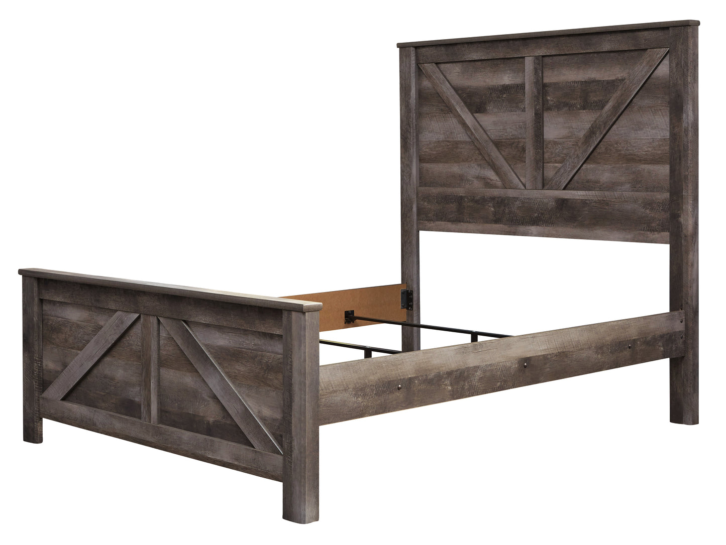 Wynnlow Queen Crossbuck Panel Bed