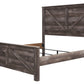 Wynnlow King Crossbuck Panel Bed