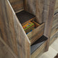 Trinell Twin Loft Bed with 2 Bookcases