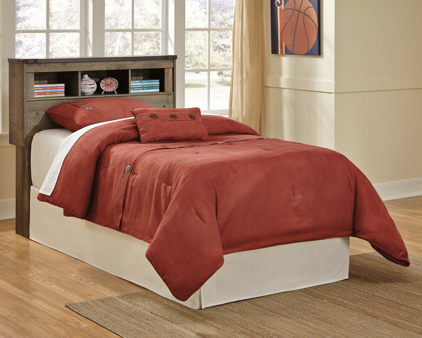 Trinell Twin Bookcase Headboard