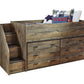 Trinell Twin Loft Bed with 6 Drawer Storage