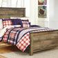 Trinell Full Panel Bed with Mattress