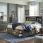Caitbrook Queen Storage Bed with 8 Drawers