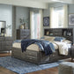 Caitbrook King Storage Bed with 8 Drawers
