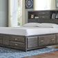Caitbrook King Storage Bed with 8 Drawers