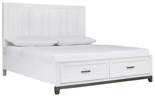 Brynburg Queen Panel Bed with 2 Storage Drawers