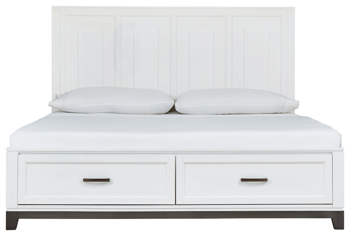 Brynburg California King Panel with 2 Storage Drawers