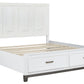Brynburg King Panel Bed with 2 Storage Drawers