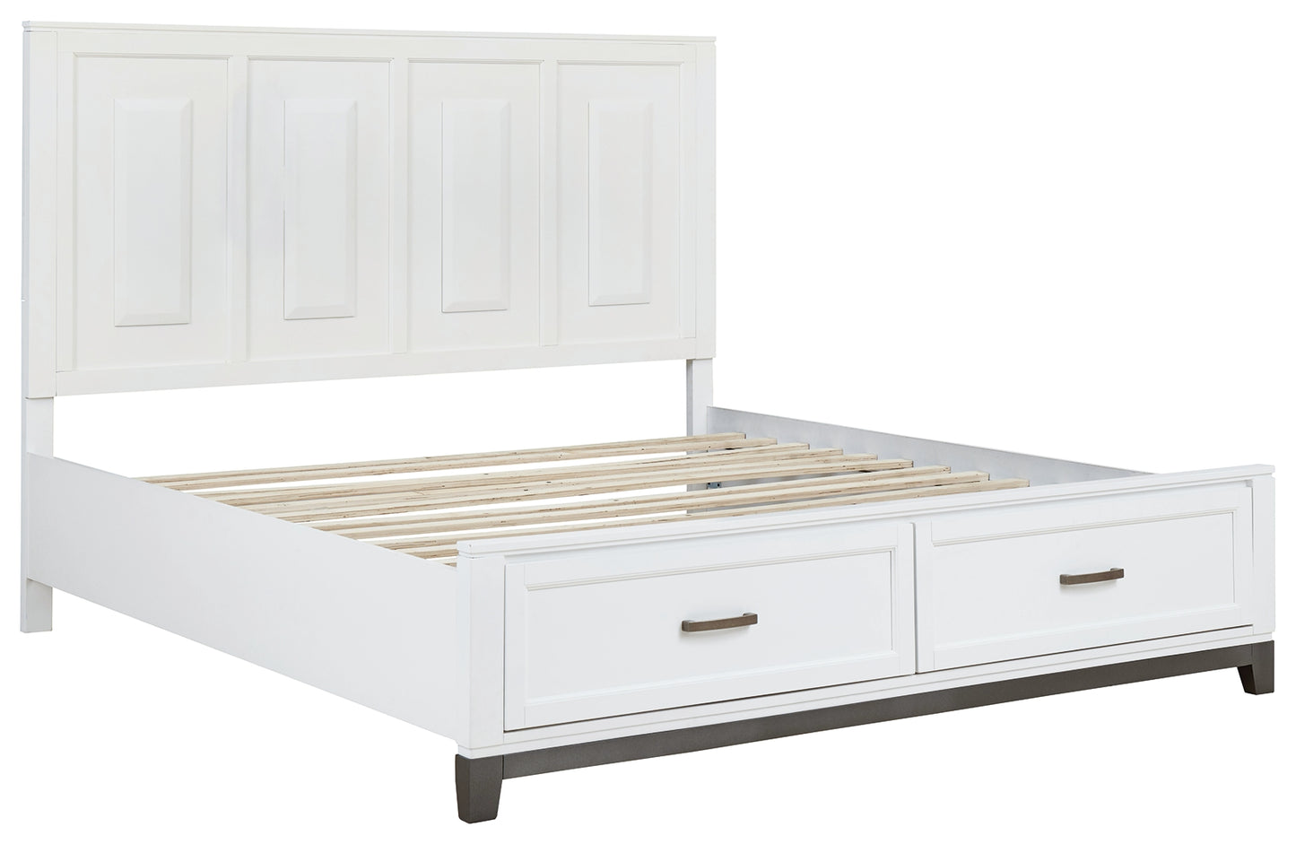 Brynburg King Panel Bed with 2 Storage Drawers