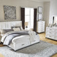 Brynburg California King Panel with 2 Storage Drawers