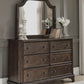 Adinton Dresser and Mirror