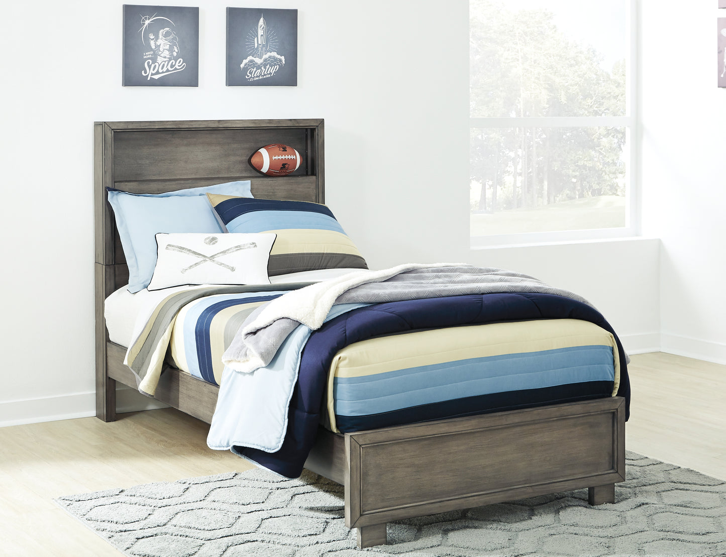 Arnett Full Bookcase Bed