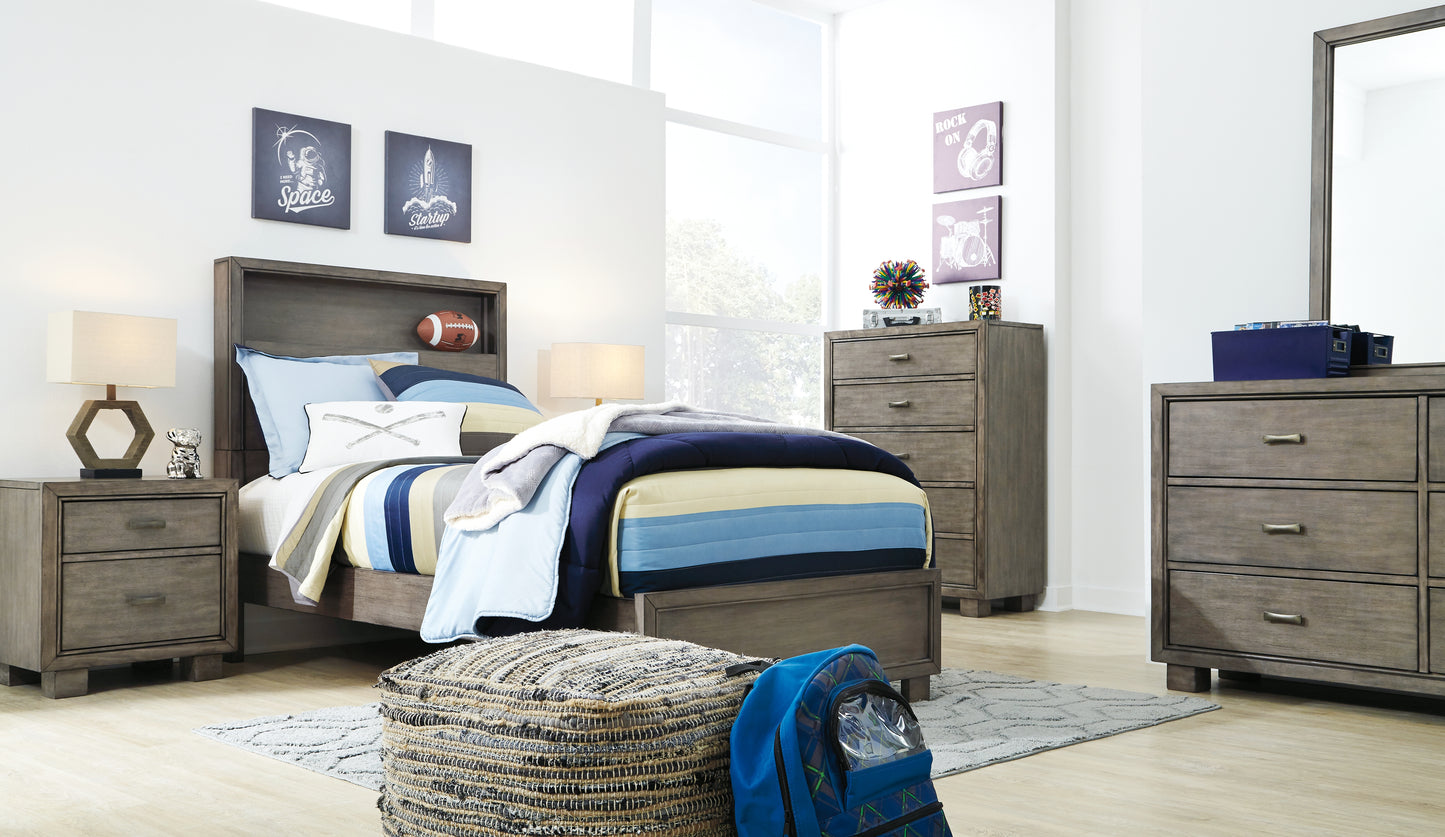 Arnett Twin Bookcase Bed