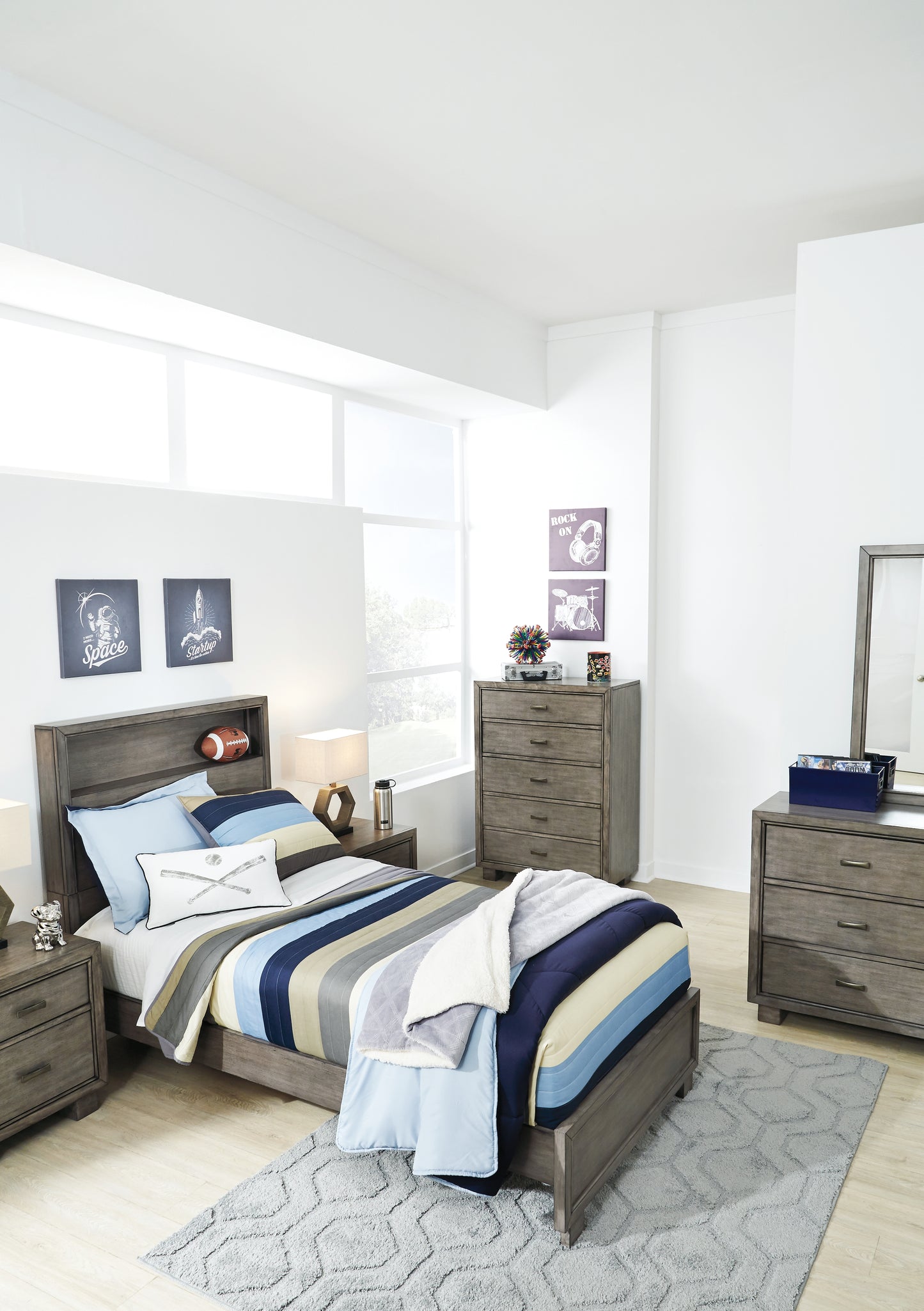 Arnett Twin Bookcase Bed