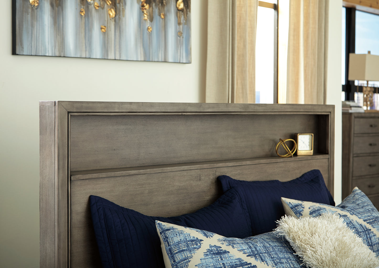 Arnett King Bookcase Bed